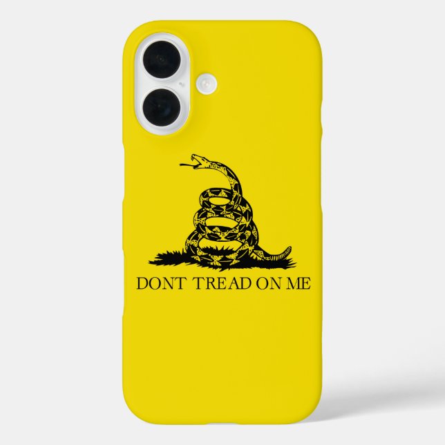 Coques Case-Mate iPhone Drapeau de crotale de Gadsden : Guerre révolutionn (Verso)