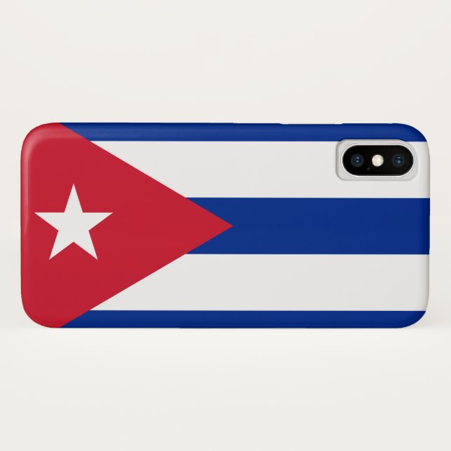 Coques Case-Mate iPhone Drapeau de Cuba (Dos (Horizontal))