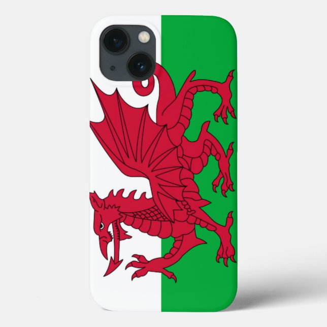 Coques Case-Mate iPhone Drapeau de dragon gallois (Verso)