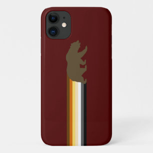 Coque Case-Mate Pour iPhone Drapeau de fierté de l'ours gai cool