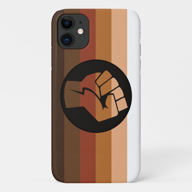Coques Case-Mate iPhone Drapeau de fierté POC (Dos)