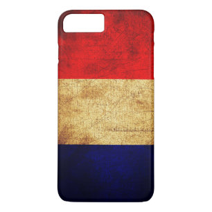Coques Pour iPhone Drapeau de France à Grunge