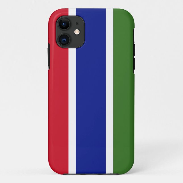 Coques Case-Mate iPhone Drapeau de Gambie (Dos)