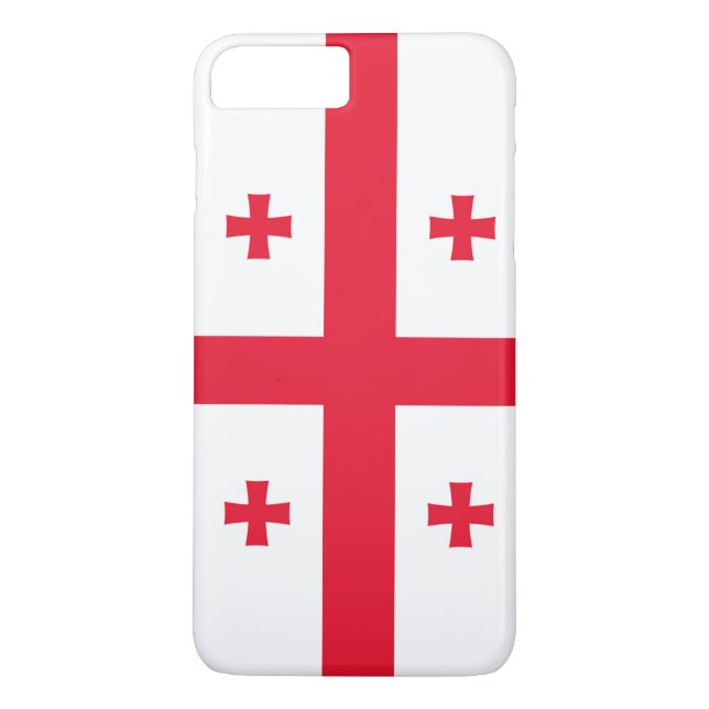 Coques Case-Mate iPhone Drapeau de Géorgie (Dos)