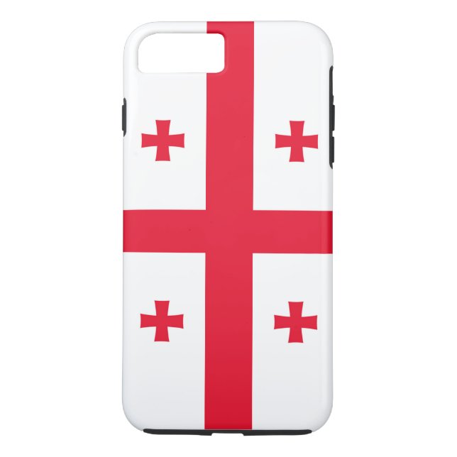 Coques Case-Mate iPhone Drapeau de Géorgie (Dos)