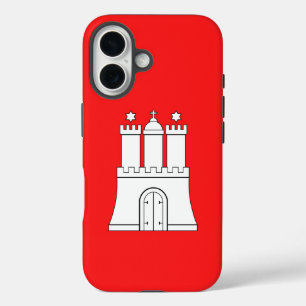 Coques iPhone 16 Drapeau de Hambourg