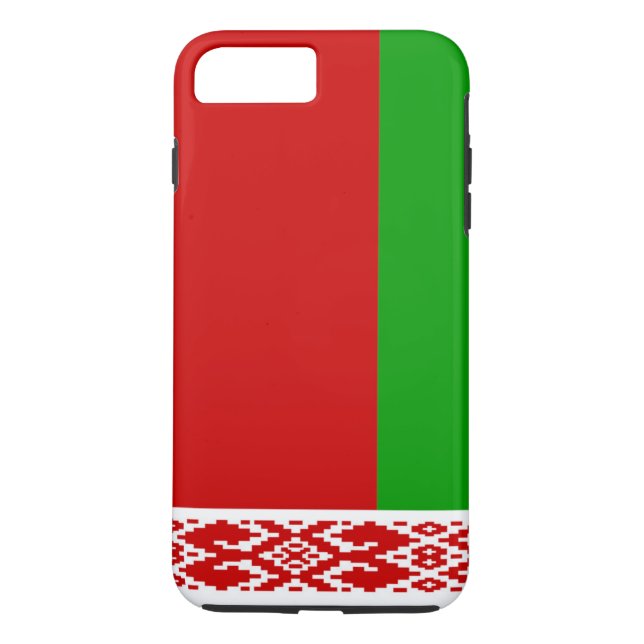 Coques Case-Mate iPhone Drapeau de la Biélorussie (Dos)