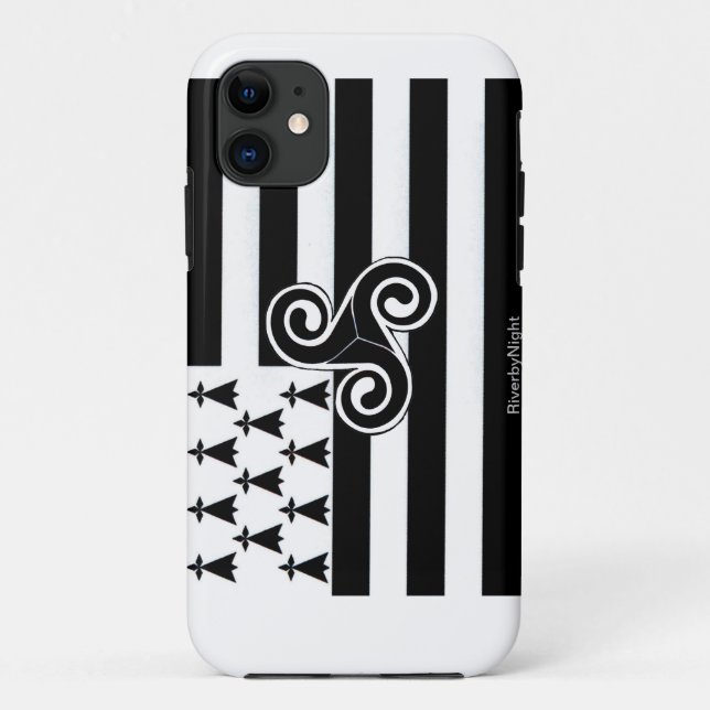 Coques Case-Mate iPhone Drapeau de la Bretagne (Breton) (Dos)