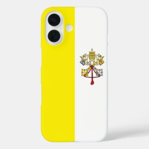 Coques iPhone 16 Drapeau de la Cité du Vatican