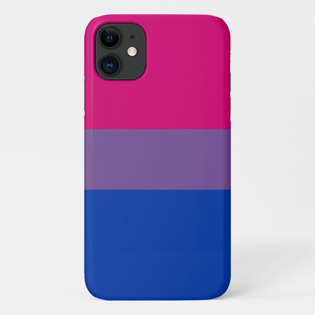 Coques Case-Mate iPhone Drapeau de la fierté bisexuelle (Dos)