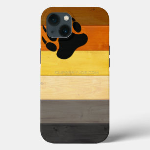 Case-Mate iPhone Case drapeau de la fierté des ours de SlipperyJoe's tex