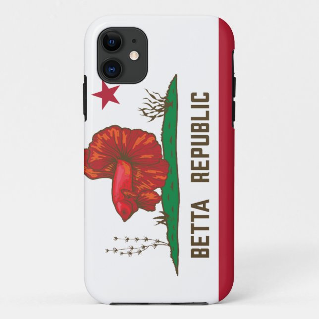 Coques Case-Mate iPhone Drapeau de la République de Betta (Dos)