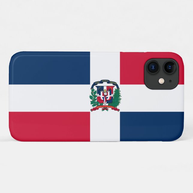 Coques Case-Mate iPhone Drapeau de la République dominicaine (Dos (Horizontal))