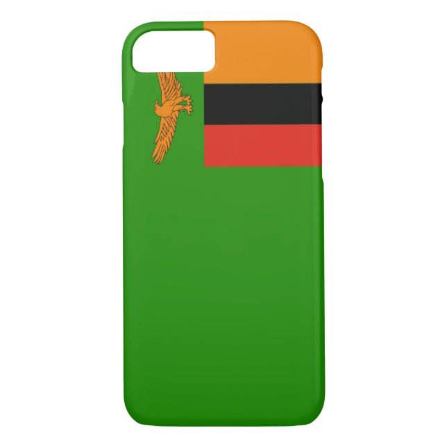Coques Case-Mate iPhone Drapeau de la Zambie (Dos)