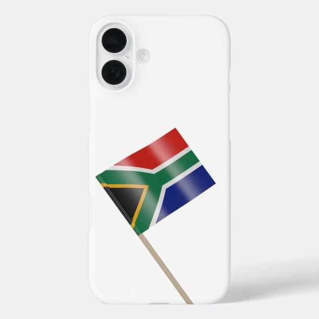 Coques Case-Mate iPhone Drapeau de l'Afrique du Sud (Verso)