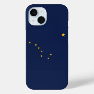 Coque Pour iPhone 15 Drapeau de l'Alaska
