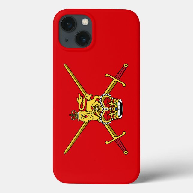 Coques Case-Mate iPhone Drapeau de l'armée britannique (non cérémonial) (Verso)