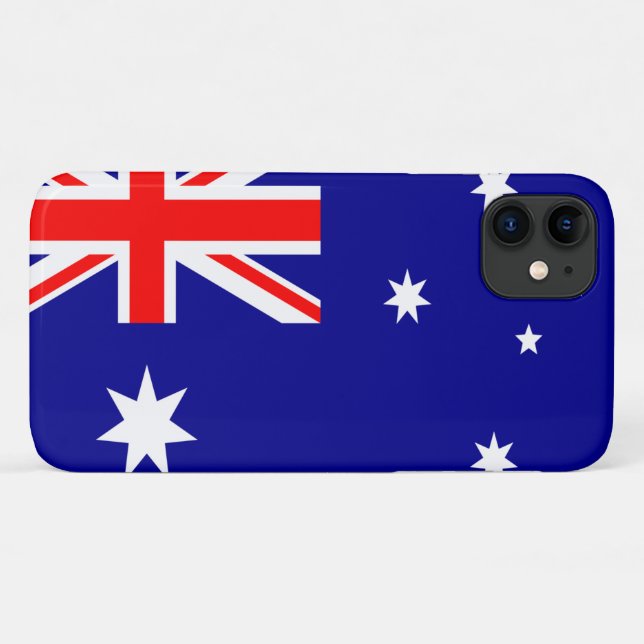Coques Case-Mate iPhone Drapeau de l'Australie (Dos (Horizontal))