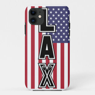 Etui iPhone Case-Mate Drapeau de LAX USA de lacrosse