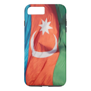 Coque iPhone 7 Plus Drapeau de l'Azerbaïdjan