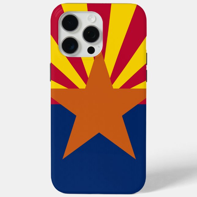 Coques Case-Mate iPhone Drapeau de l'État d'Arizona (Verso)