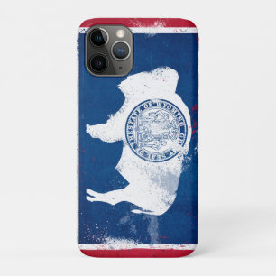 Case-Mate iPhone Case Drapeau de l'État du Wyoming en détresse