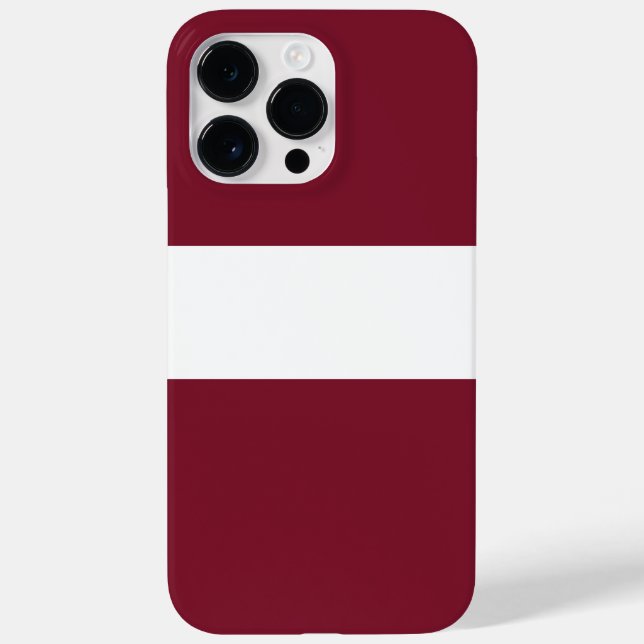 Coques Case-Mate iPhone Drapeau de Lettonie (Verso)