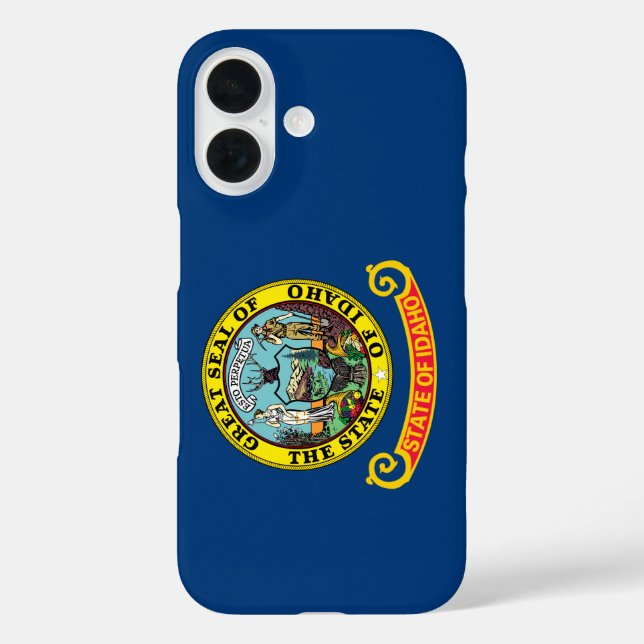 Coques Case-Mate iPhone Drapeau de l'Idaho (Verso)