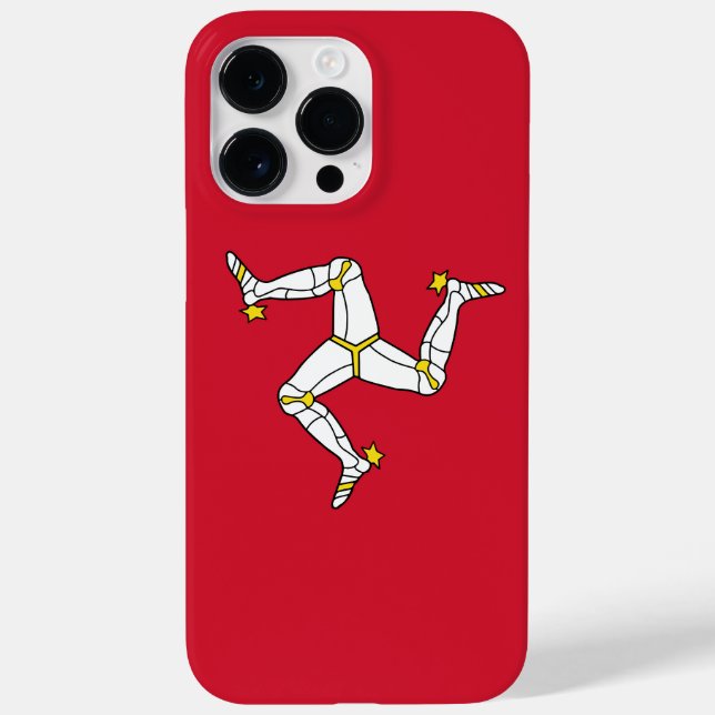Coques Case-Mate iPhone Drapeau de l'île de Man (Verso)