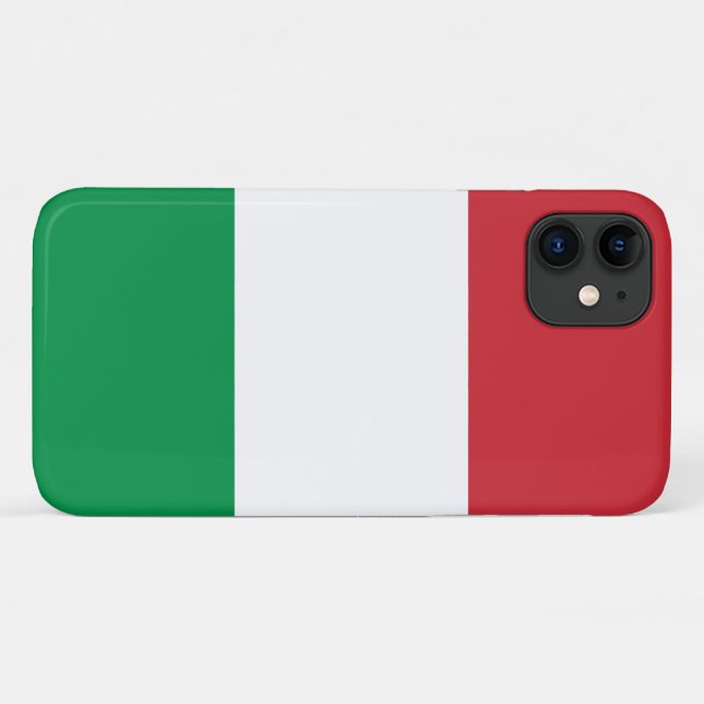 Coques Case-Mate iPhone Drapeau de l'Italie (Dos (Horizontal))