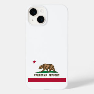 Coque Pour iPhone 14 Drapeau de l'ours de la République de Californie :