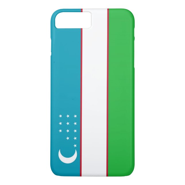 Coques Case-Mate iPhone Drapeau de l'Ouzbékistan (Dos)