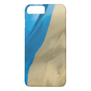 Coque iPhone 8 Plus/7 Plus Drapeau de l'Ukraine