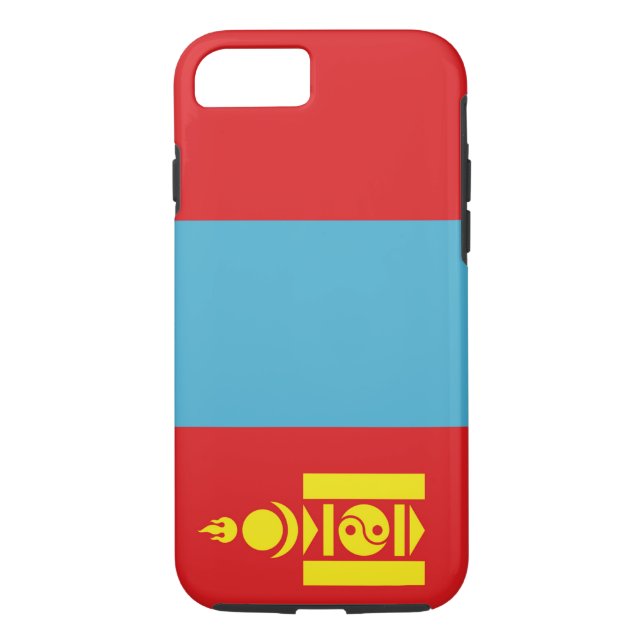 Coques Case-Mate iPhone Drapeau de Mongolie (Dos)