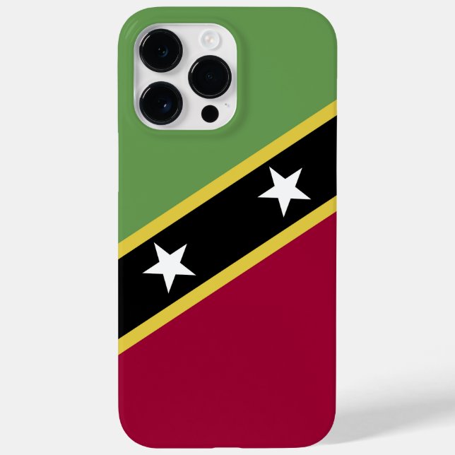 Coques Case-Mate iPhone Drapeau de Saint-Kitts-et-Nevis (Verso)