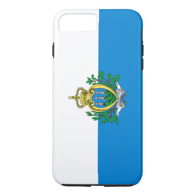 Coques Case-Mate iPhone Drapeau de Saint-Marin (Dos)