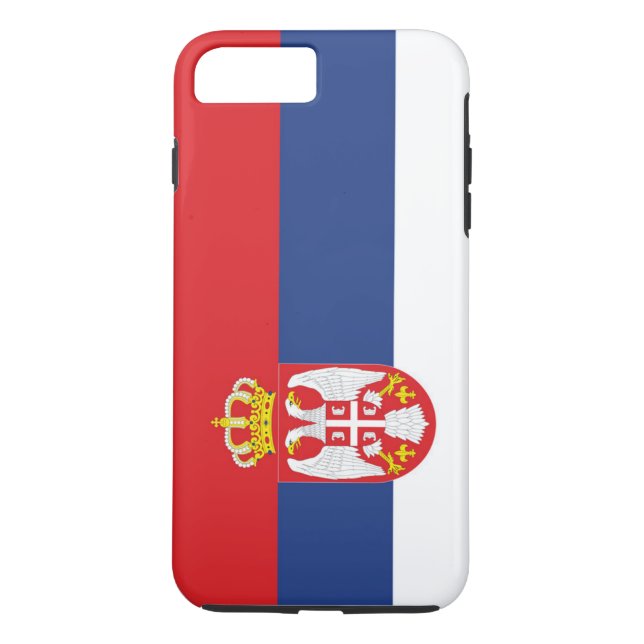 Coques Case-Mate iPhone Drapeau de Serbie (Dos)