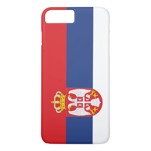 Coques Case-Mate iPhone Drapeau de Serbie (Dos)