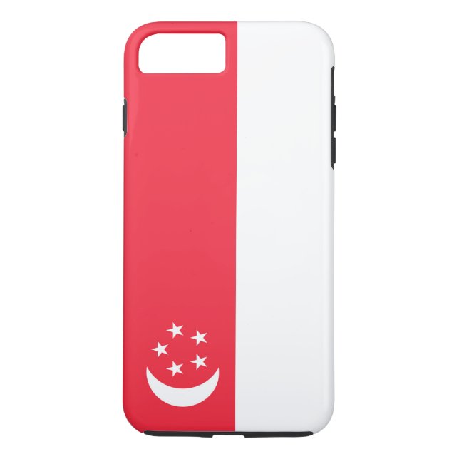 Coques Case-Mate iPhone Drapeau de Singapour (Dos)