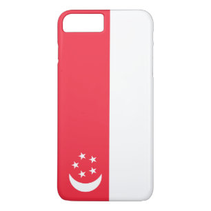 Coque iPhone 8 Plus/7 Plus Drapeau de Singapour