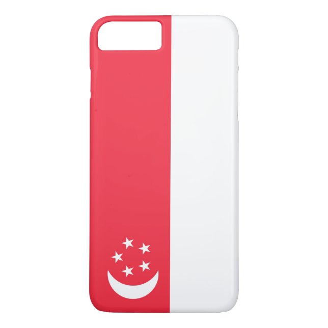 Coques Case-Mate iPhone Drapeau de Singapour (Dos)