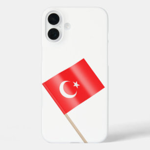 Coques iPhone 16 Plus Drapeau de Turkiye