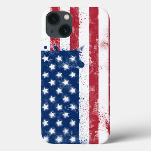 iPhone 13 Coque Drapeau des États-Unis