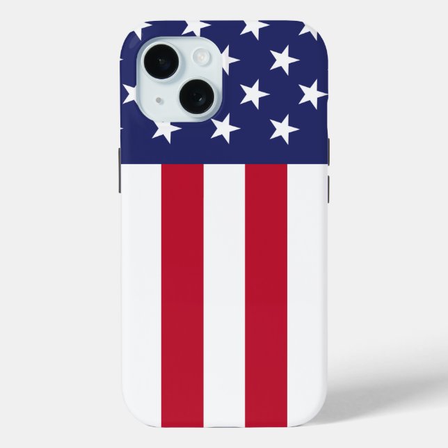 Coques Case-Mate iPhone Drapeau des États-Unis d'Amérique (Verso)
