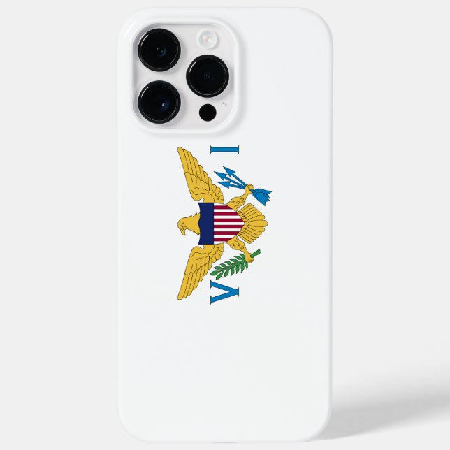 Coques Case-Mate iPhone Drapeau des îles Vierges américaines (Verso)