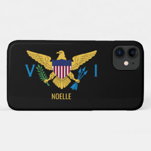 Case-Mate iPhone Case Drapeau des îles Vierges américaines, noir