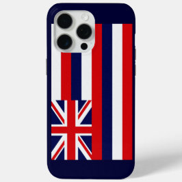 Coque iPhone 15 Pro Max Drapeau d'État d'Hawaii