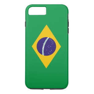 Coque iPhone 8 Plus/7 Plus Drapeau du Brésil