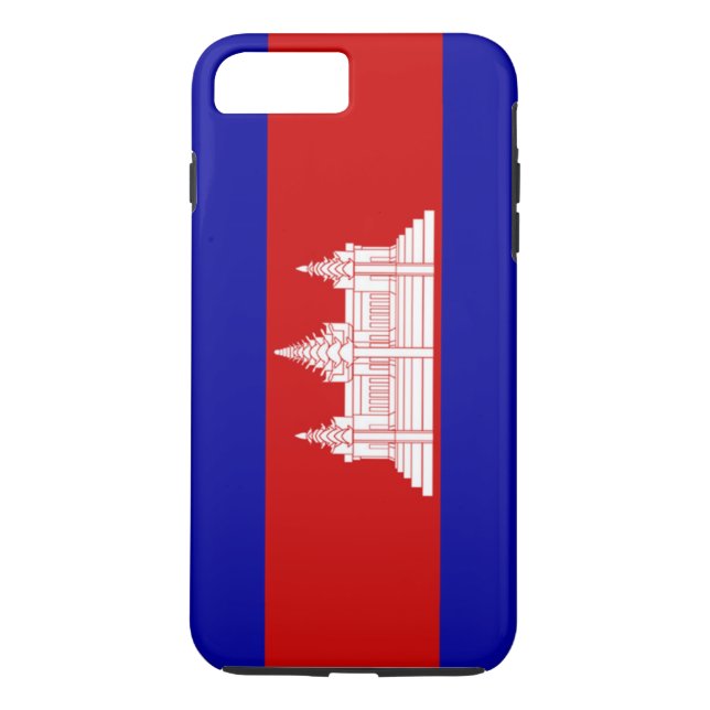 Coques Case-Mate iPhone Drapeau du Cambodge (Dos)