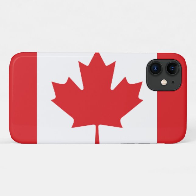 Coques Case-Mate iPhone Drapeau du Canada (Dos (Horizontal))